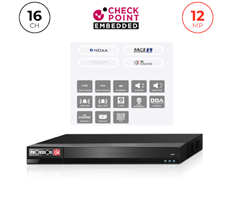 מכשיר הקלטה NVR 16CH 12MP IP 1U Face Recognition and Alarm