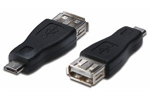 מתאם Micro USB2.0 זכר B לחיבור USB2.0 נקבה A