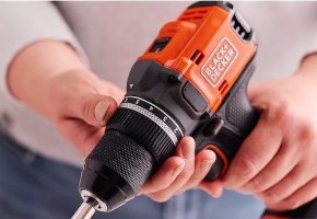 מקדחה/מברגה 18V ללא פחמים Black+Decker BLD682XN-XJ לשימוש בבית ובמשרד