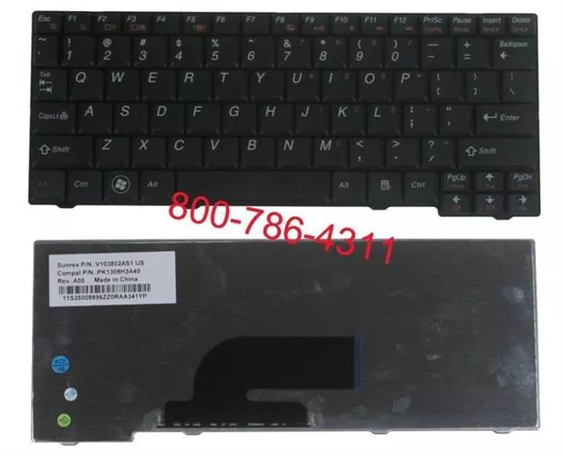 מקלדת למחשב נייד לנובו Lenovo s10-2 Laptop Keyboard V103802AS1 / PK1308H3A40