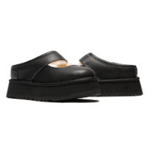 UGG -כפכף 1172871 BLK ביאה מרי גיין שחור עור