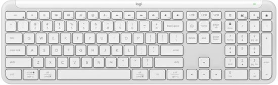 מקלדת דקה Logitech K950 Signature Slim עם מעבר בין 3 מכשירים וחיבור אלחוטי – תמונה 1