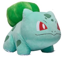 בובת פרווה גדולה, רכה ונעימה בגודל 52 ס"מ Bulbasaur באלסארוס פוקימון