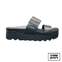 REEF | ריף - כפכף ריף פלטפורמה רצועות שחור | נשים