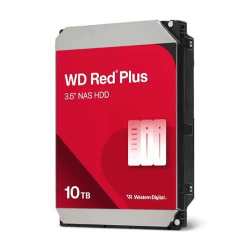 דיסק פנימי WD Red Plus NAS 10TB HDD 5400RPM 256MB Cache SATA III