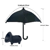 זוג מטריות לכיסוי הטלפון בשמש PhoneBrella