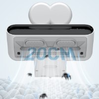 שואב אבק לספות ומזרנים Deerma CM980 – ראש השואב הלבן יונק לכלוך מבד עם הכיתוב 20CM