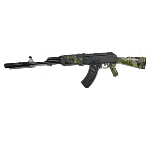 רובה ג'ל חשמלי וידני AK-47 ירוק צבאי