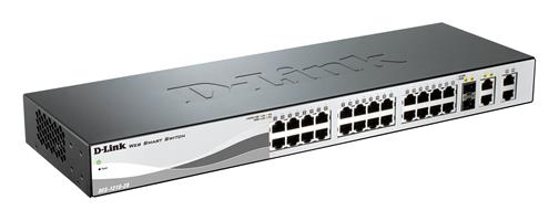 Switch 24 Port 10/100 + 2 x Giga ports + 2 Combo SFP/Giga ports, L2 managed