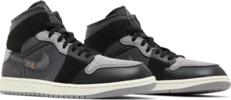Air Jordan 1 Mid SE Craft Inside Out Black
