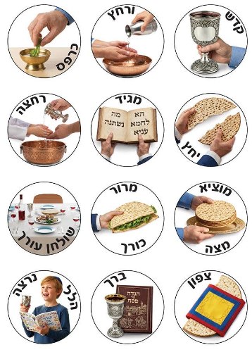 מדבקות ברכות סדר פסח