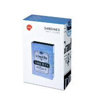 בלוק אחסון סכיני מטבח פחית סרדינים Sardines