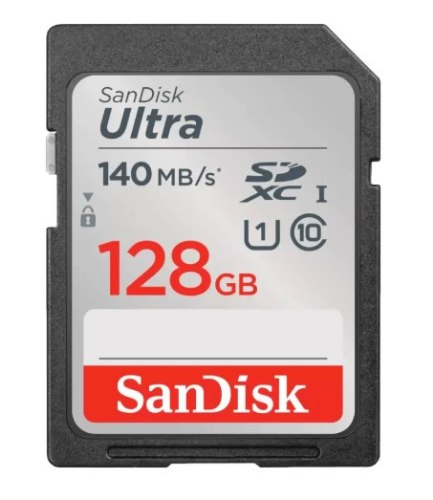 כרטיס זיכרון SanDisk Ultra SD 140MB/S 28GB