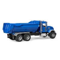 ברודר - משאית מאק פסולת כחולה - 02823 Bruder Mack
