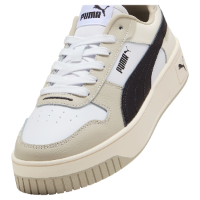 PUMA Carina Street Women's Sneakers in White/Black/Desert Dust סניקרס פומה נשים