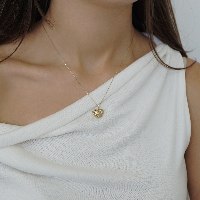 שרשרת לב וינטאג' ויהלומים