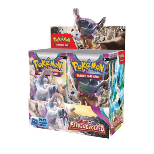 Pokemon TCG: Scarlet&Violet 2 Paldea Evolved Booster Box קלפי פוקימון מקוריים בוסטר בוקס סקרלט ויולט