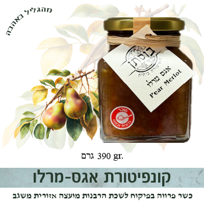 Pear-Merlot jam - קונפיטורות Jams