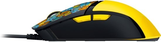 עכבר גיימינג חוטי Razer Cobra Pokémon Kanto Starters Edition – מבט צד על גלגלת וכפתורים