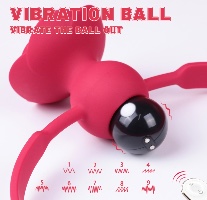 Red rose ball- כדור רטט בעיצוב ורד