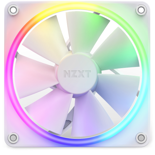 מאורר למארז NZXT F120RGB 120MM RGB WHITE FAN