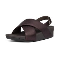 סנדלי לולו קרוס חום מטאלי פיטפלופ FITFLOP