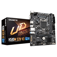 לוח דור 11/10 Gigabyte H510M S2H V3 LGA1200 VGA DVI HDMI