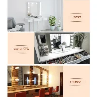 שרשרת-אורות-להדבקה-מראה-איפור-תאורה-למאפרוןת