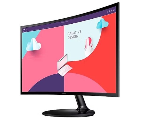 מסך קעור Samsung Essential S3 S36C 23.8 FHD VA AMD FreeSync 4ms