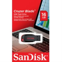 זכרון נייד 16GB USB של חברת‏ SanDisk