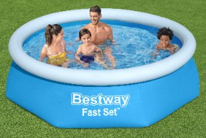 בריכה משפחתית עגולה FAST (244X61 סמ) 57450 מבית BESTWAY