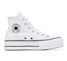 סניקרס אולסטאר מוגבהות CHUCK TAYLOR, נשים - לבן