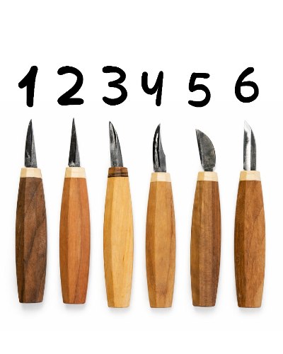 סכינים ל  detail לגילוף 40  ממ  עבודת יד