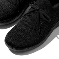 סניקרס סליפ און בד ארוג שחור פיטפלופ FITFLOP