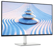 מסך מחשב שטוח לבן Dell 27 FHD IPS 100Hz 4ms Speakers Tilt Pivot