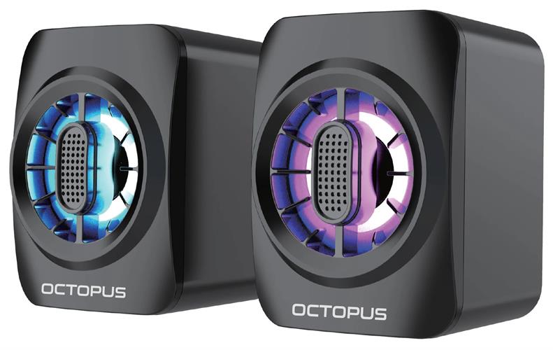 זוג רמקולים גיימינג למחשב דגם OCT-054 מבית Octopus
