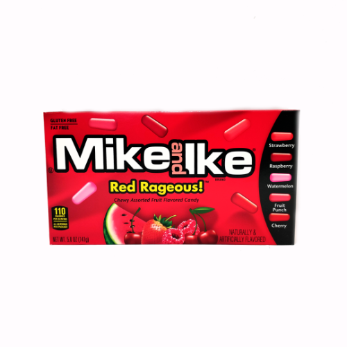 סוכריות ג'לי מייק&אייק בקופסא בטעם פירות אדומים 🍓🍒 140גרם
