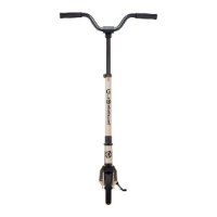 קורקינט מתקפל צבע חול Globber Flow Rider – פריט בודד בצבע חול ושחור עם כידון מעוקל