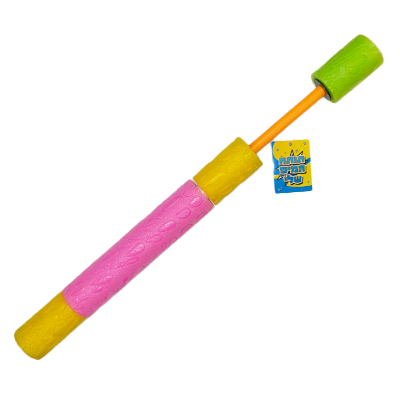 תותח מים ספוג - ירוק צהוב ורוד