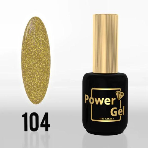 לק ג'ל 104 פאוור ג'ל POWER GEL