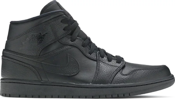 Air Jordan 1 Mid Triple Black 2020