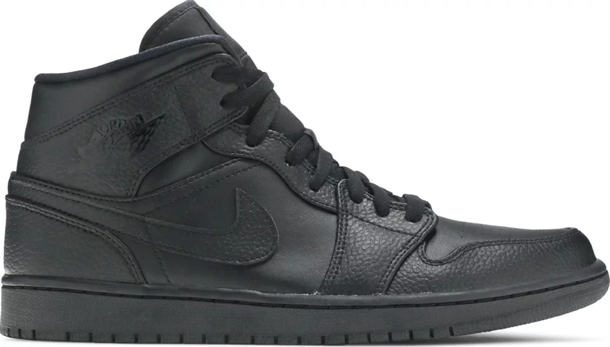 Air Jordan 1 Mid Triple Black 2020