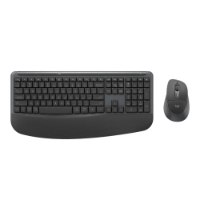 מארז מקלדת ועכבר אלחוטי צבע גרפיט Logitech Signature Comfort Plus Combo MK880 – מקלדת ועכבר אלחוטיים בצבע גרפיט מונחים יחד