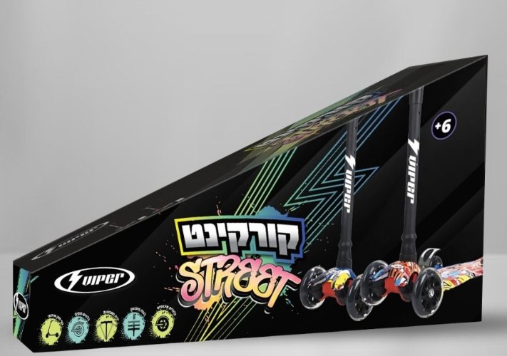 קורקינט סטריט צבעי גרפיטי