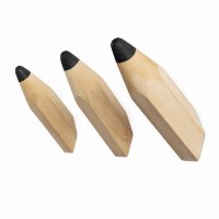 שלישיית מתלי עפרונות עץ Pencil