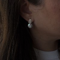 עגילי אמבר | עגיל פנינה