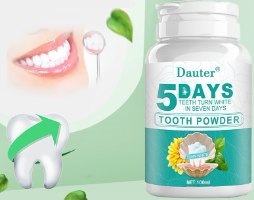 אבקה חדשנית להלבנת השיניים - 5 DAYS