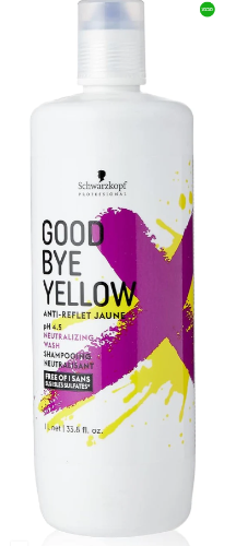 שמפו ללא מלחים Goodbye yellow שוורצקוף 1000 מ"ל