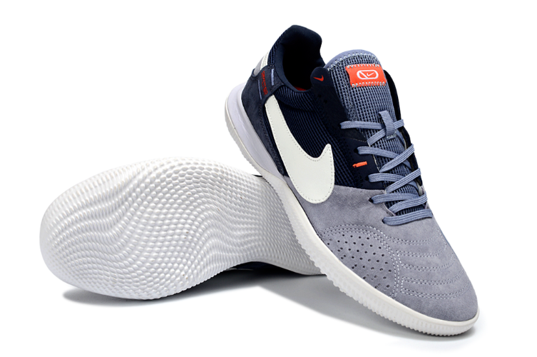 נעלי כדורגל אולמות נייק Nike Streetgato אפור-כחול