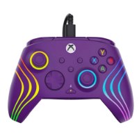 בקר חוטי לגיימינג צבע סגול Turtle Beach Afterglow Wave RGB for Xbox and PC – בקר גיימינג סגול עם תאורת RGB וכבל USB-C